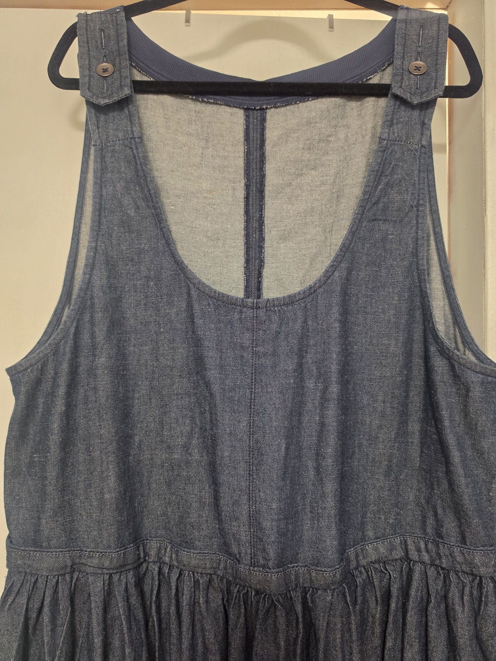 Free People Soraya Denim Dress Sz XL - Picture 6 of 11